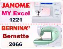 Тест драйв №9: Bernina Bernette 2066 и Janome МЕ 1221