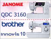 Тест драйв №17: Brother INNOV-IS 10 и Janome 3160 QDC