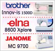 Тест драйв №24 Brother 1500, Elna 8600, Janome 9700